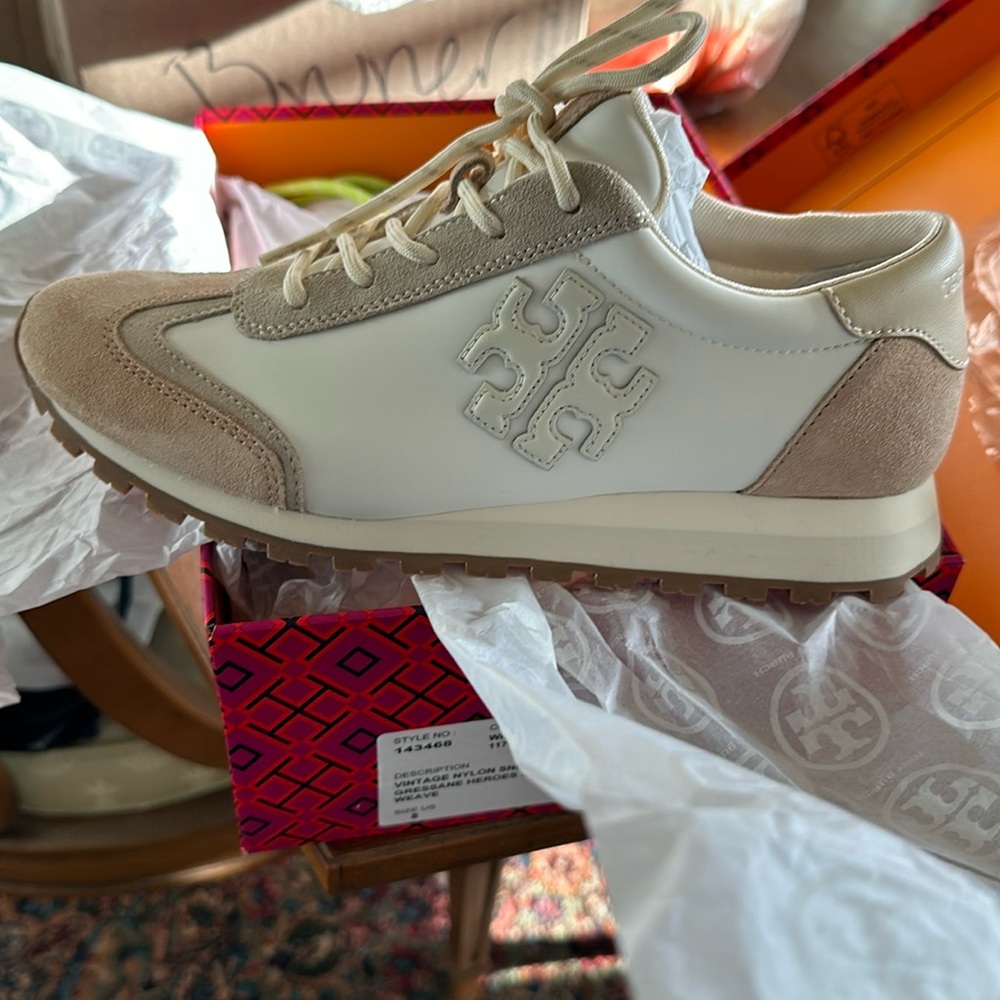 NIB Tori Burch Tennis Shoes size 8 ‼️BRAND NEW‼️
